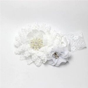 NEW - Flower Headband Baby Girl Vintage - Baby Girls Accesories